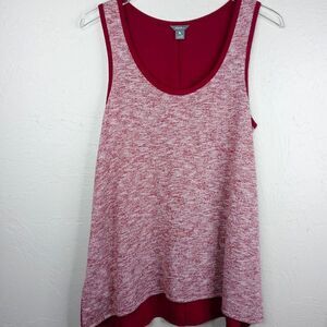 Eddie Bauer heathered burgundy tank